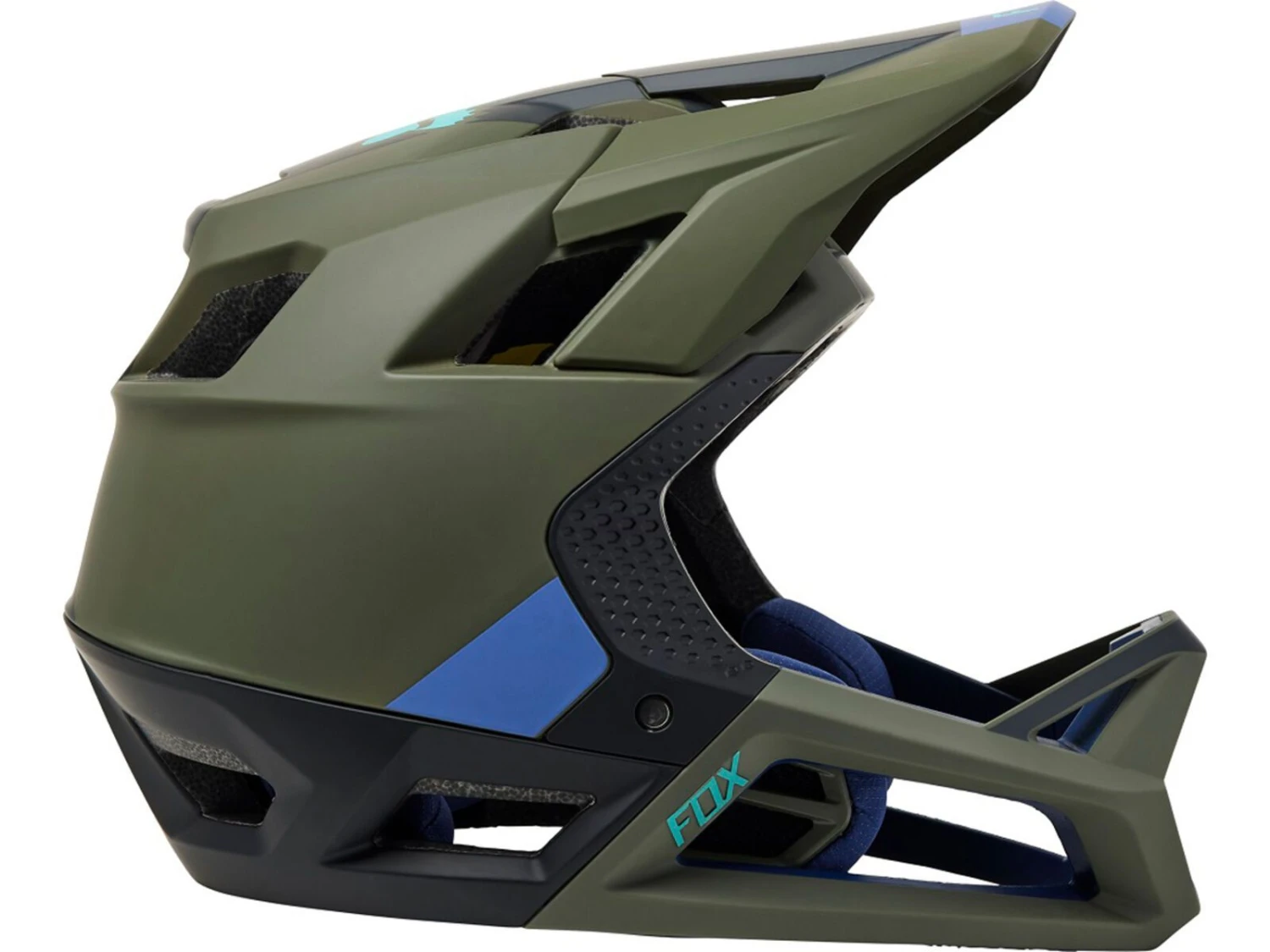 Fox Proframe Helmet Blocked, Olive Green 2 Fox Proframe Helmet Blocked, Olive Green – Bild 2