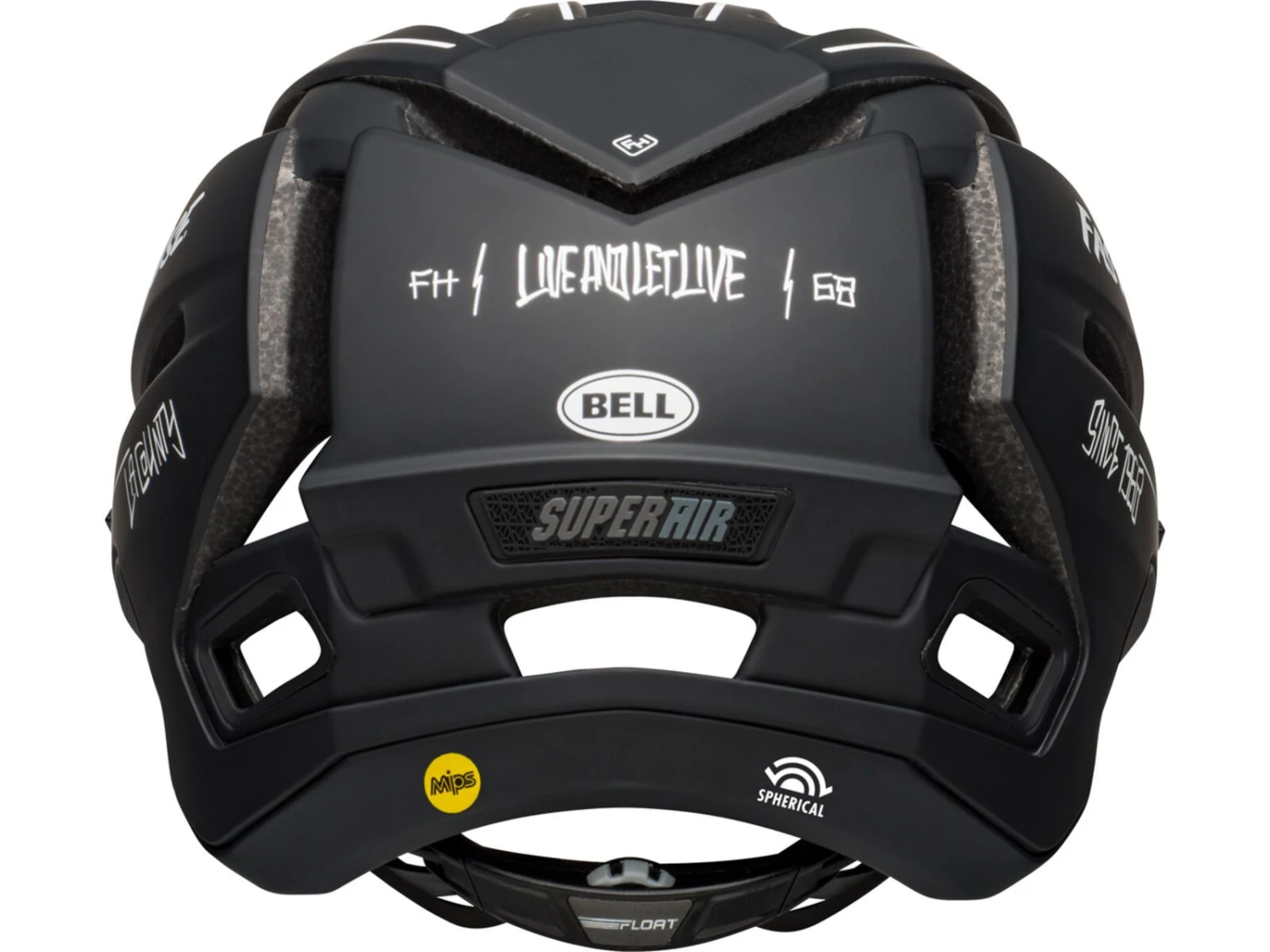 Bell Super Air Spherical MIPS Fasthouse, Matte Black/white Fasthouse 5 Bell Super Air Spherical MIPS Fasthouse, Matte Black/white Fasthouse – Bild 5