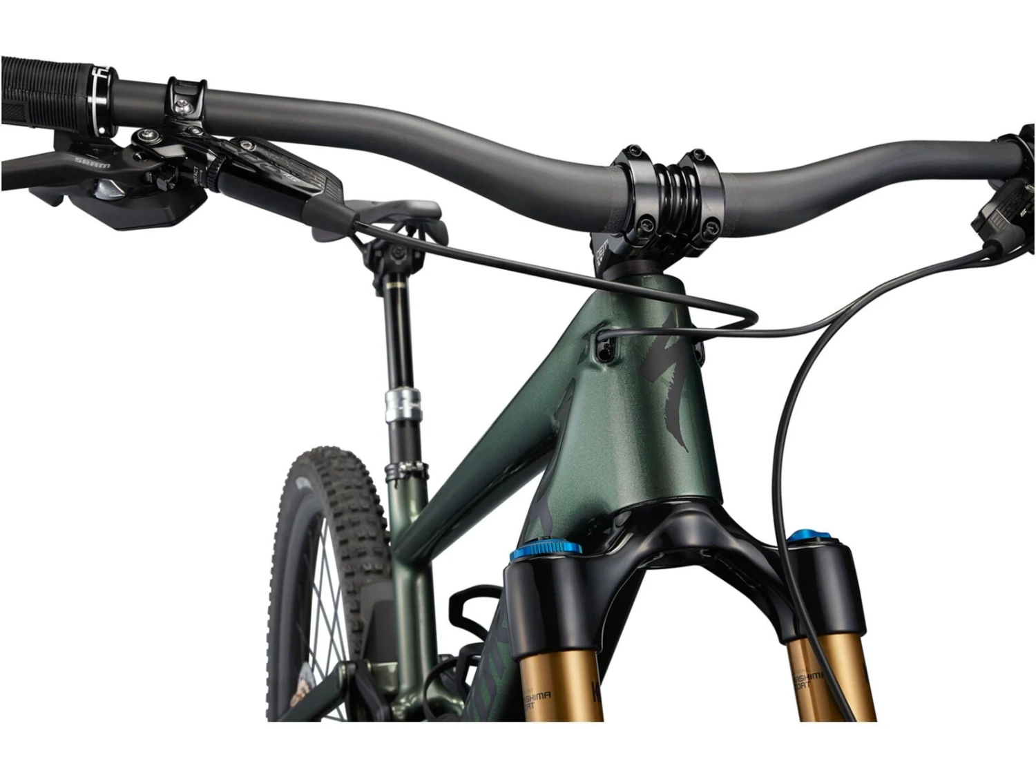 Specialized S-Works Turbo Kenevo SL, Oak Green Metallic/black 6 Specialized S-Works Turbo Kenevo SL, Oak Green Metallic/black – Bild 6