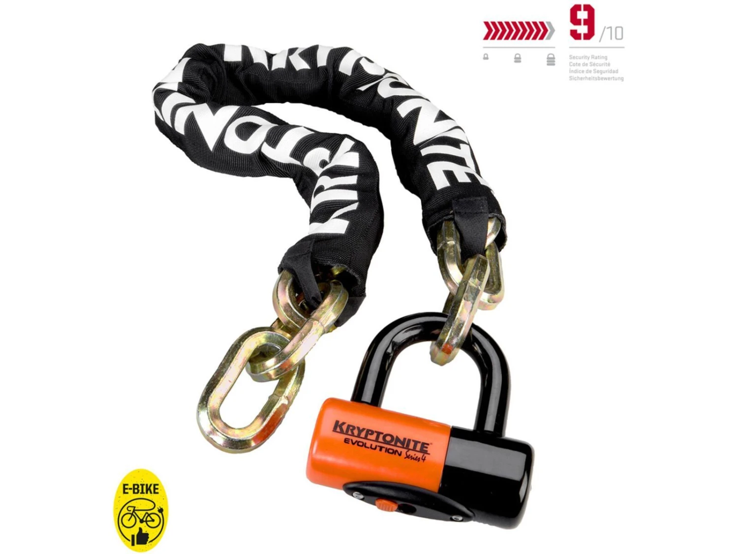 Kryptonite New York Chain 1210 + EV4 (100 Cm) 2 Kryptonite New York Chain 1210 + EV4 (100 Cm) – Bild 2