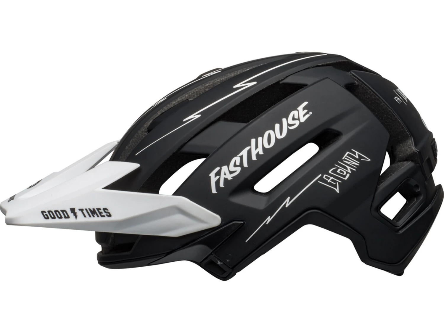 Bell Super Air Spherical MIPS Fasthouse, Matte Black/white Fasthouse 2 Bell Super Air Spherical MIPS Fasthouse, Matte Black/white Fasthouse – Bild 2