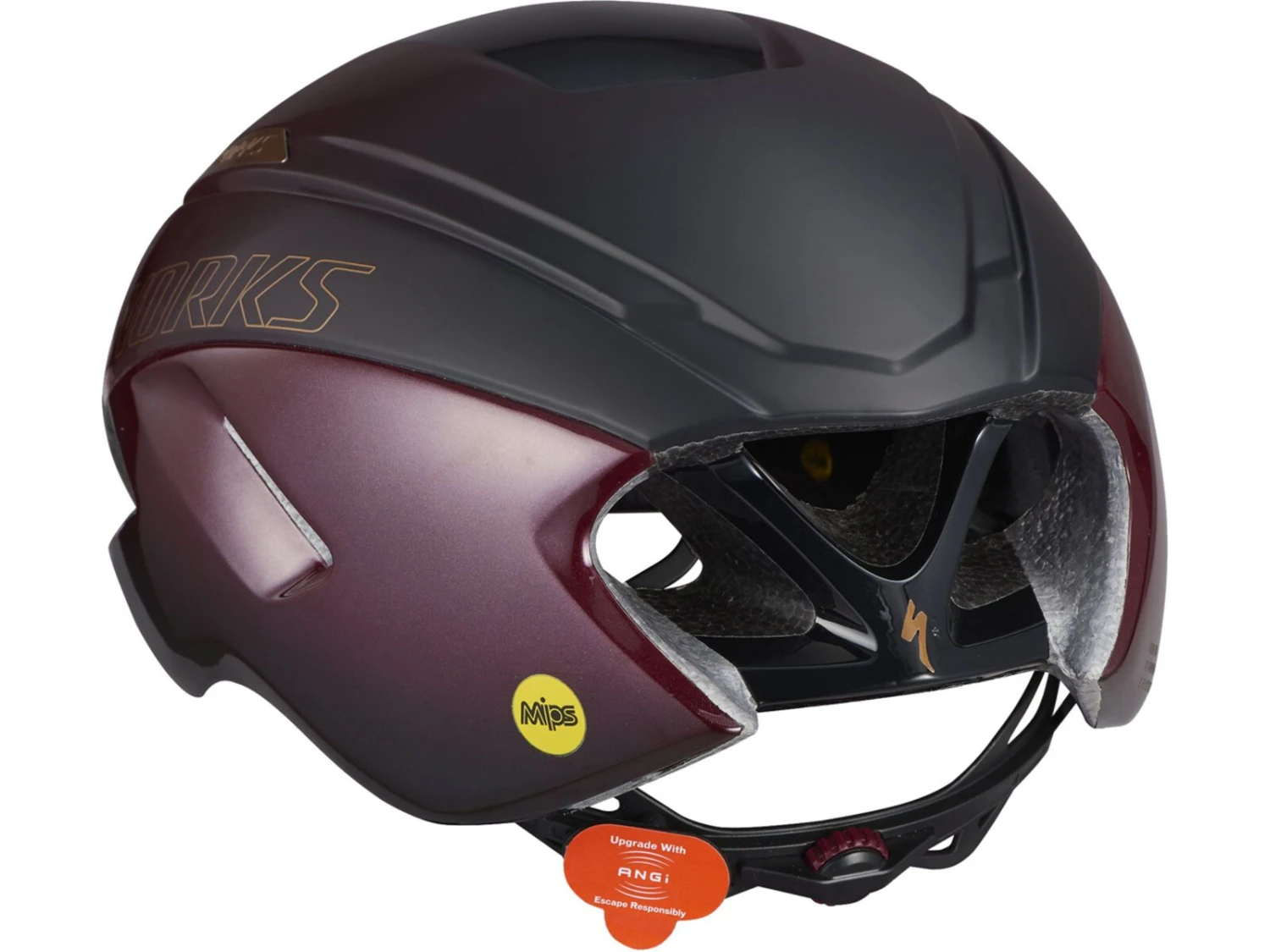 Specialized S-Works Evade II MIPS (ANGi Komp.), Maroon/black 5 Specialized S-Works Evade II MIPS (ANGi Komp.), Maroon/black – Bild 5