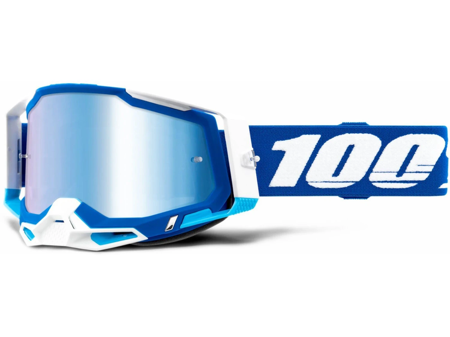 100% Racecraft 2 Goggle - Mirror Blue, Blue 2 100% Racecraft 2 Goggle - Mirror Blue, Blue – Bild 2