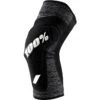 100% Ridecamp Knee Pad, Grey Heather / Black
