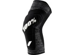 100% Ridecamp Knee Pad, Grey Heather / Black
