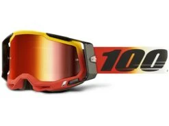 100% Racecraft 2 Goggle - Mirror Red, Ogusto