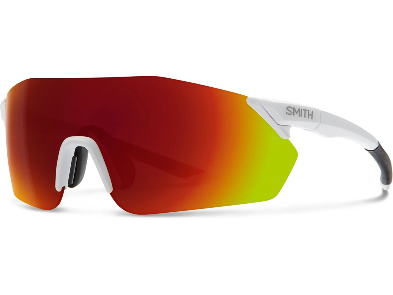 Smith Reverb - ChromaPop Red Mirror, Mat White/Lens: Cp Red Mir 1 Smith Reverb - ChromaPop Red Mirror, Mat White/Lens: Cp Red Mir