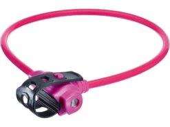 Trelock KS 211 Fixxgo Kids Kabelschloss, Pink