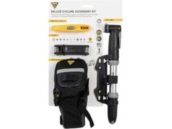 Topeak Deluxe Cycling Accessory Kit + Mini-Pumpe / Mini-Tool / Reifenheber