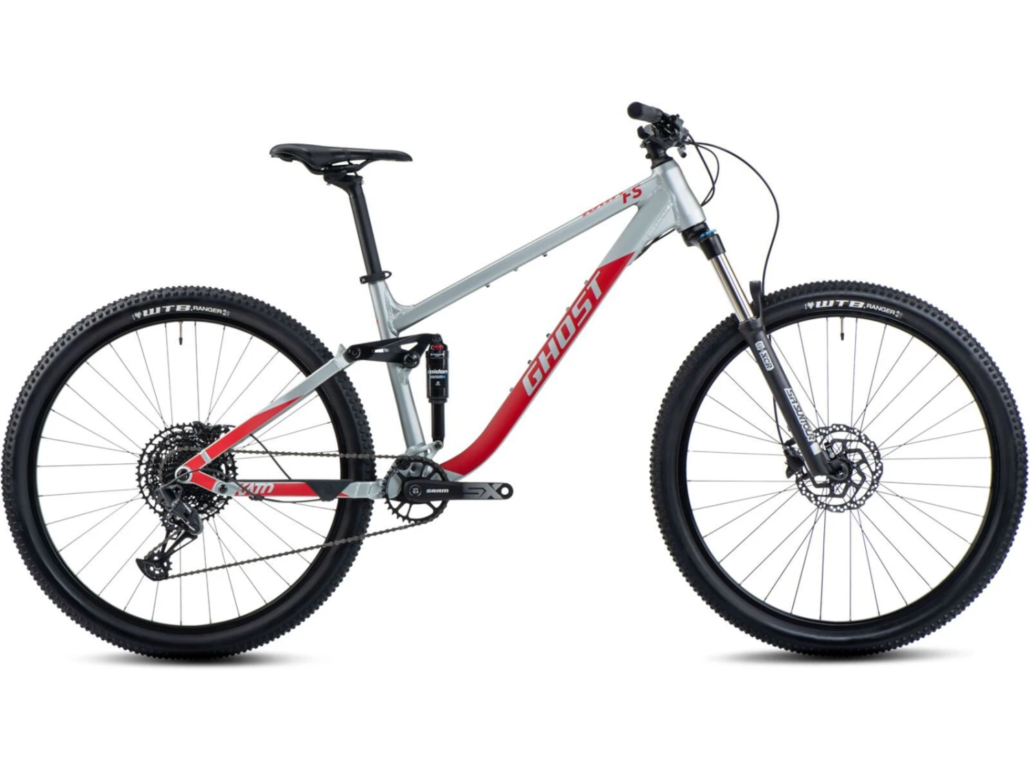 Ghost Kato FS 27.5, Light Grey Pearl/riot Red 1 Ghost Kato FS 27.5, Light Grey Pearl/riot Red