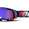 100% Racecraft 2 Goggle - Mirror Red/Blue, Republic