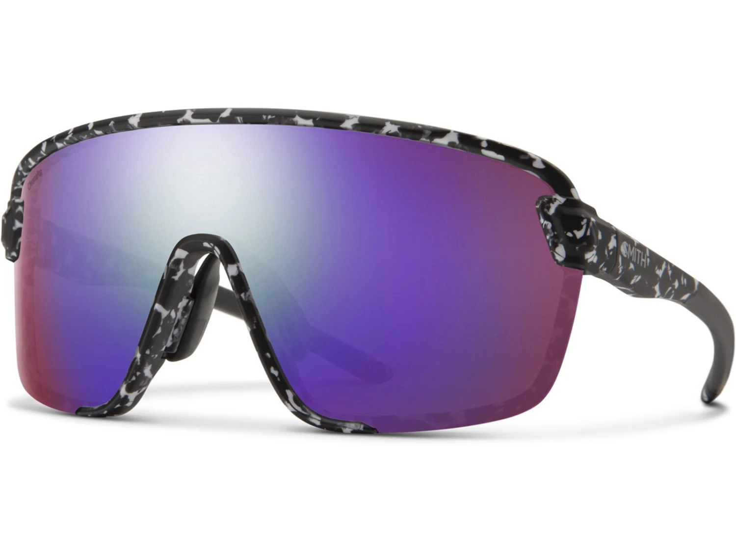 Smith Bobcat - ChromaPop Violet Mirror, Matte Black Marble 1 Smith Bobcat - ChromaPop Violet Mirror, Matte Black Marble