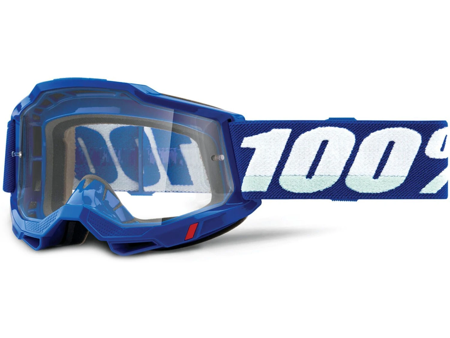 100% Accuri 2 Goggle - Clear, Blue 1 100% Accuri 2 Goggle - Clear, Blue