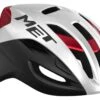 MET Rivale MIPS, White Black Red Metallic/matt Glossy