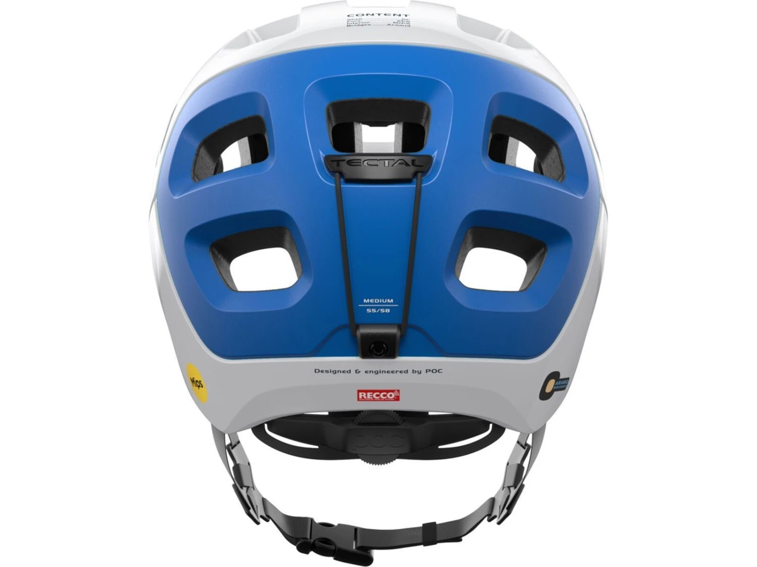 POC Tectal Race MIPS, Hydrogen White/opal Blue Metallic/matt 3 POC Tectal Race MIPS, Hydrogen White/opal Blue Metallic/matt – Bild 3
