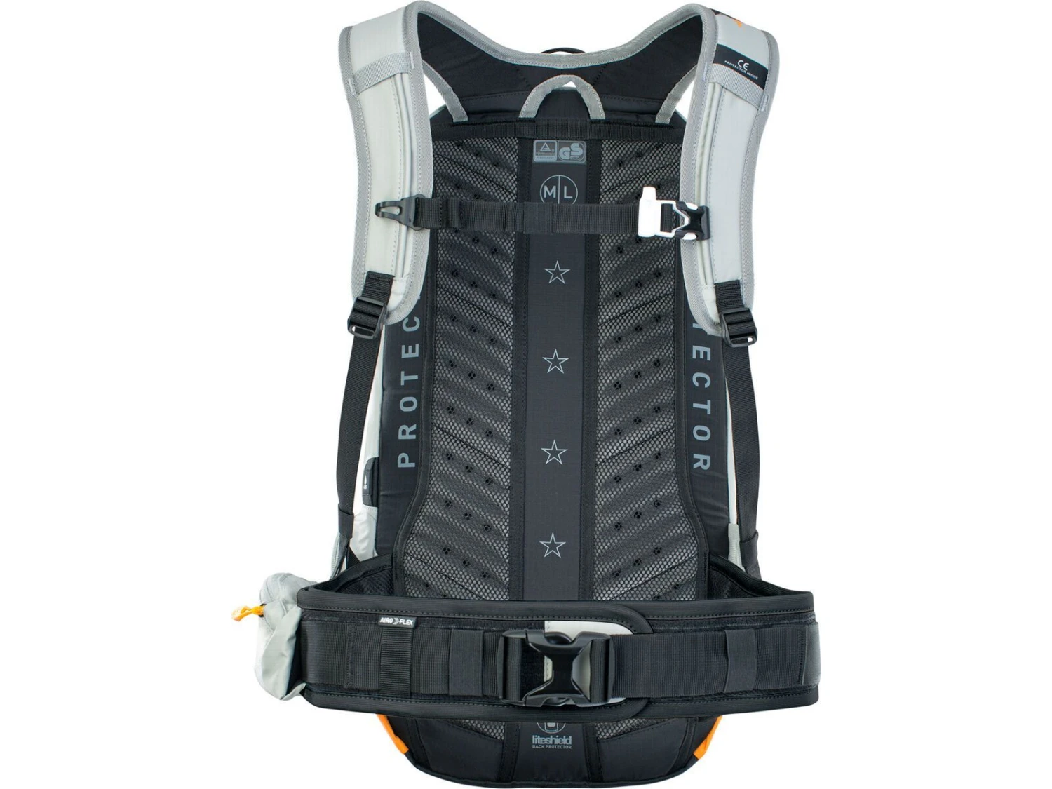 Evoc FR Enduro E-Ride 16, Stone/bright Orange 2 Evoc FR Enduro E-Ride 16, Stone/bright Orange – Bild 2