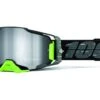 100% Armega Goggle - Mirror Silver Flash, Antibia