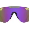 Pit Viper The Originals Double Wide Polarized Lightspeed - Purple Mirror