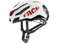 Uvex Race 9, White/red Mat