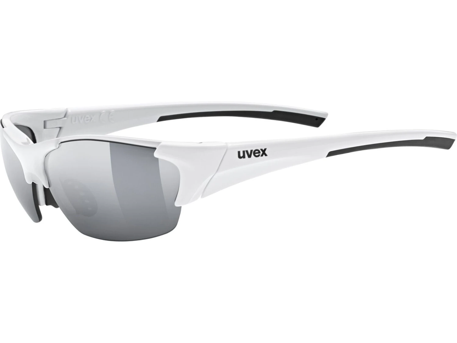 Uvex Blaze III - Litemirror Silver, White Black 1 Uvex Blaze III - Litemirror Silver, White Black