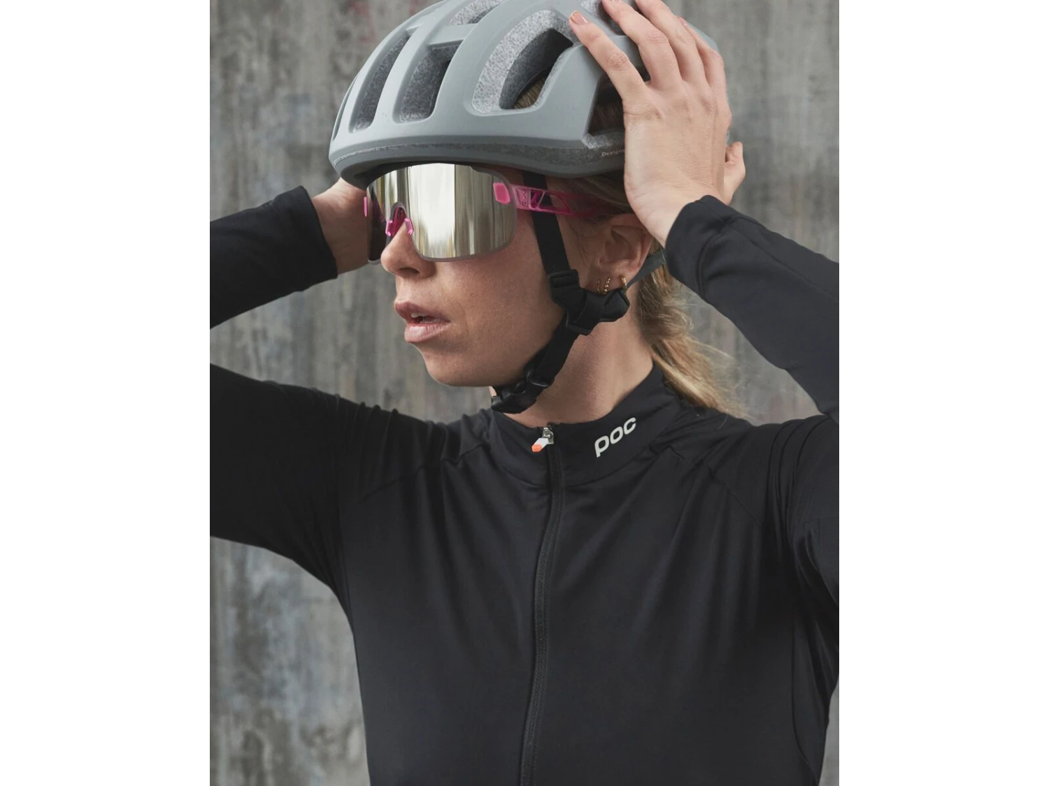 POC Elicit Clarity Road Silver, Actinium Pink Transl. 5 POC Elicit Clarity Road Silver, Actinium Pink Transl. – Bild 5