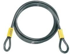 Kryptonite KryptoFlex 1030 Double Loop Cable - 1/930 Cm, Gelb/schwarz