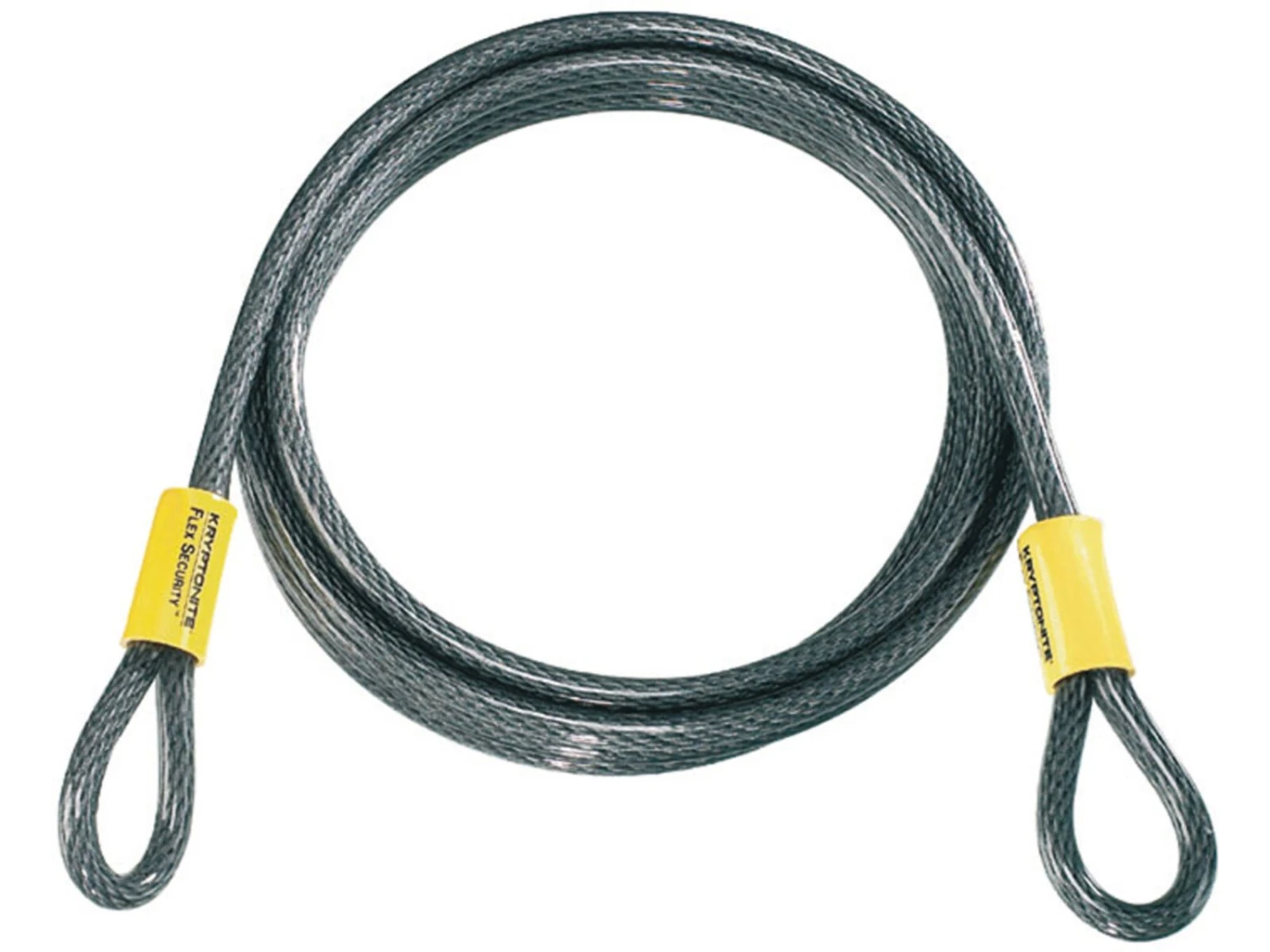 Kryptonite KryptoFlex 1030 Double Loop Cable - 1/930 Cm, Gelb/schwarz 1 Kryptonite KryptoFlex 1030 Double Loop Cable - 1/930 Cm, Gelb/schwarz