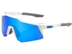 100% Speedcraft XS - Blue ML Mirror, Matte White