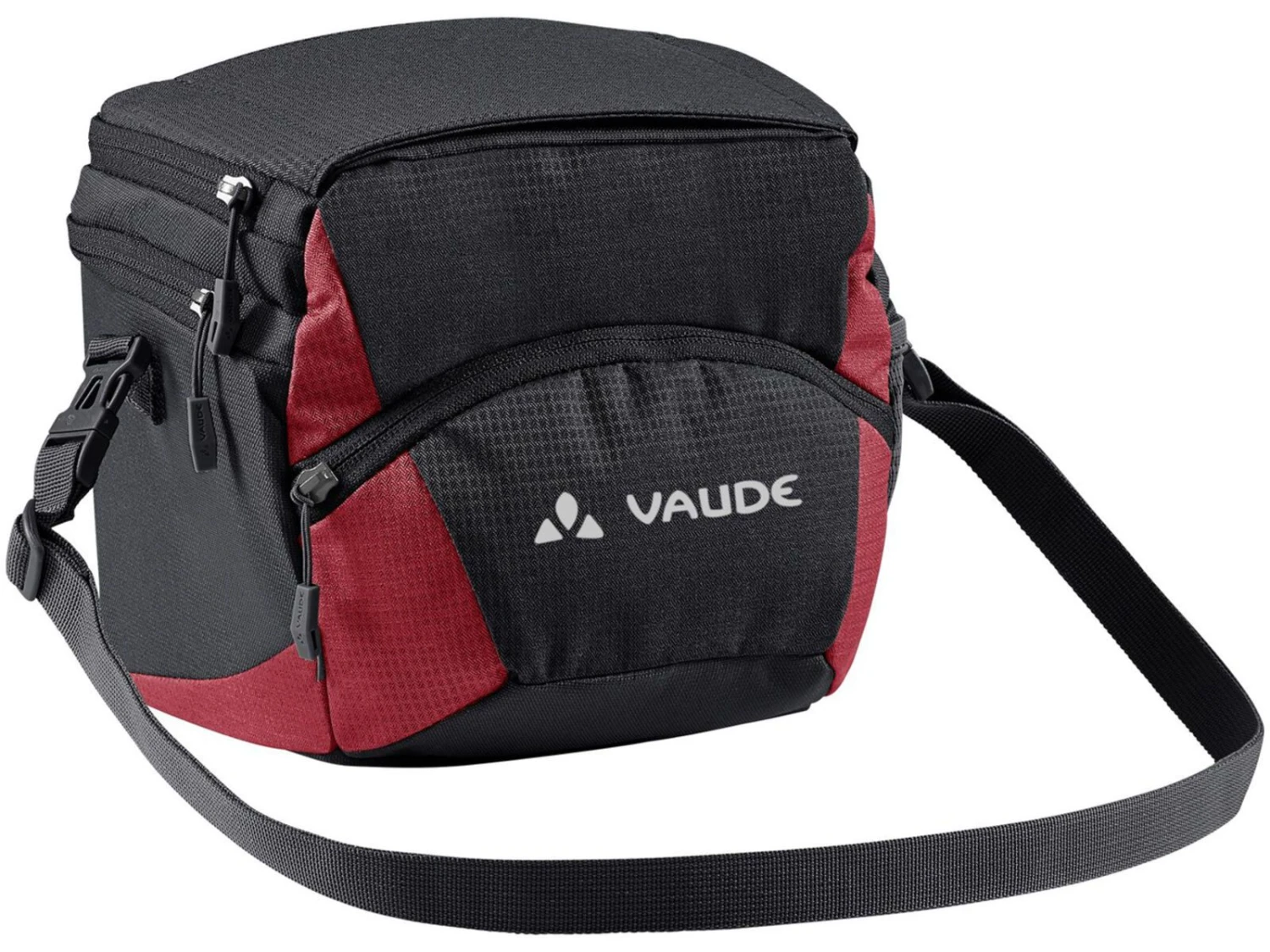 Vaude OnTour Box M (KLICKfix Ready), Black/carmine 1 Vaude OnTour Box M (KLICKfix Ready), Black/carmine