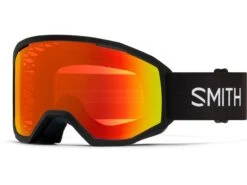 Smith Loam MTB - Red Mirror Antifog + WS, Black