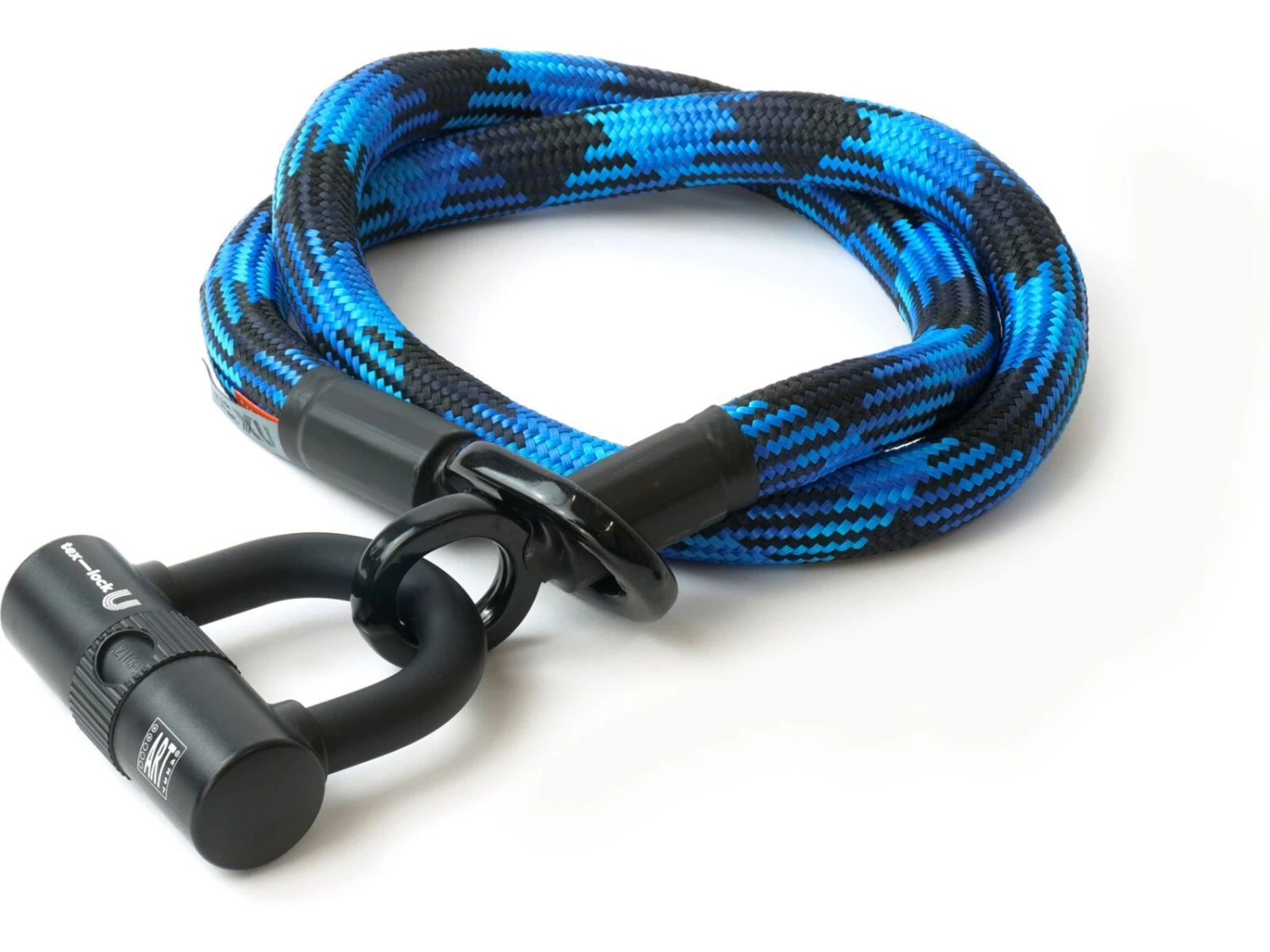 Tex-Lock Eyelet M 120 Cm + U-Lock, Morpho Blue 1 Tex-Lock Eyelet M 120 Cm + U-Lock, Morpho Blue