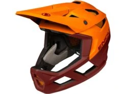 Endura MT500 Full Face Helmet, Tangerine