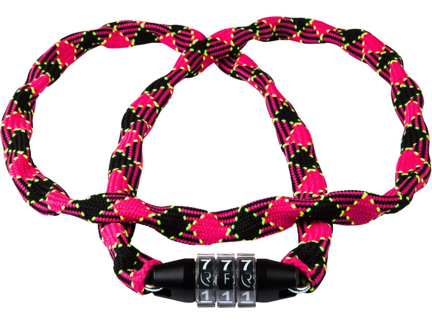 Cube RFR Zahlenkettenschloss Style CMPT, Neon Pink´n´black 1 Cube RFR Zahlenkettenschloss Style CMPT, Neon Pink´n´black