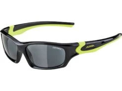 Alpina Flexxy Teen - Ceramic Black Mir, Black/neon Yellow Gloss