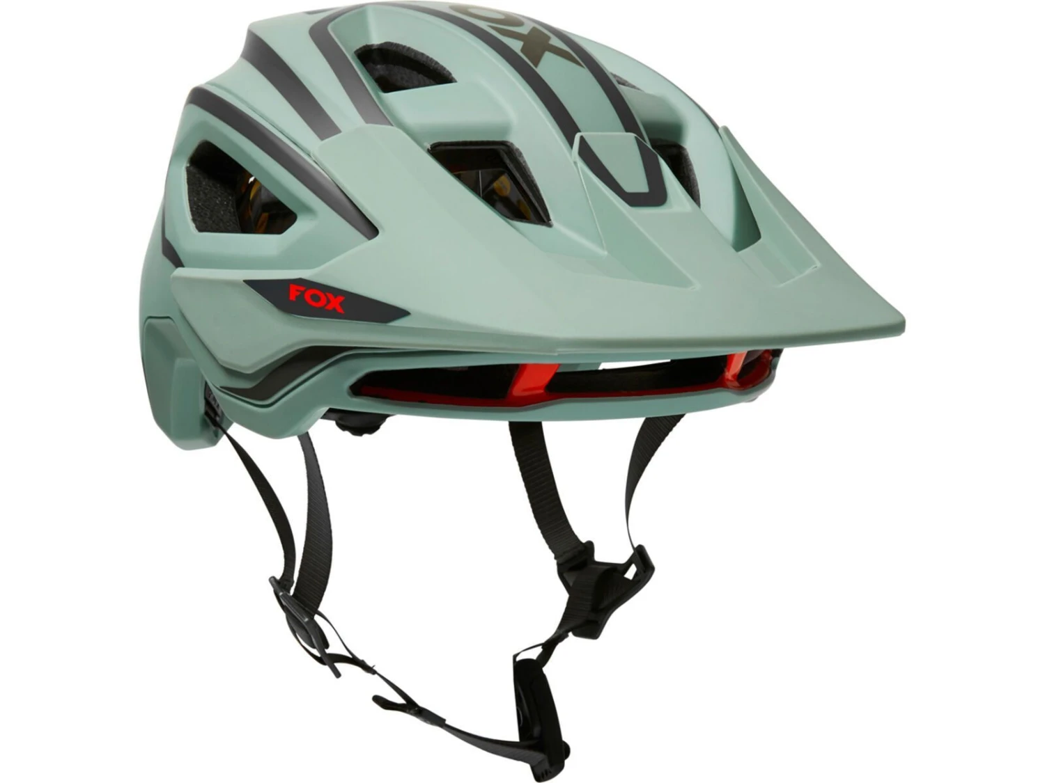 Fox Speedframe Pro Helmet Dvide, Eucalyptus 1 Fox Speedframe Pro Helmet Dvide, Eucalyptus