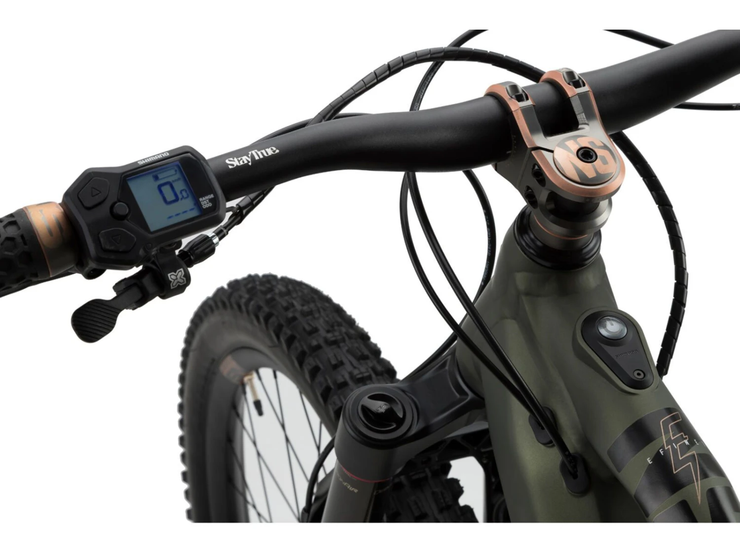 Ns-bikes NS Bikes E-Fine 1 - Shimano Deore Bremsen, Black/green 5 Ns-bikes NS Bikes E-Fine 1 - Shimano Deore Bremsen, Black/green – Bild 5