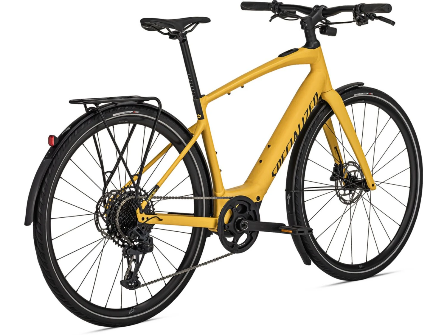 Specialized Turbo Vado SL 5.0 EQ (SRAM), Brassy Yellow/black Reflective 2 Specialized Turbo Vado SL 5.0 EQ (SRAM), Brassy Yellow/black Reflective – Bild 2