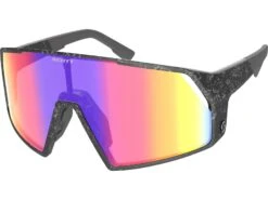 Scott Pro Shield - Teal Chrome, Marble Black