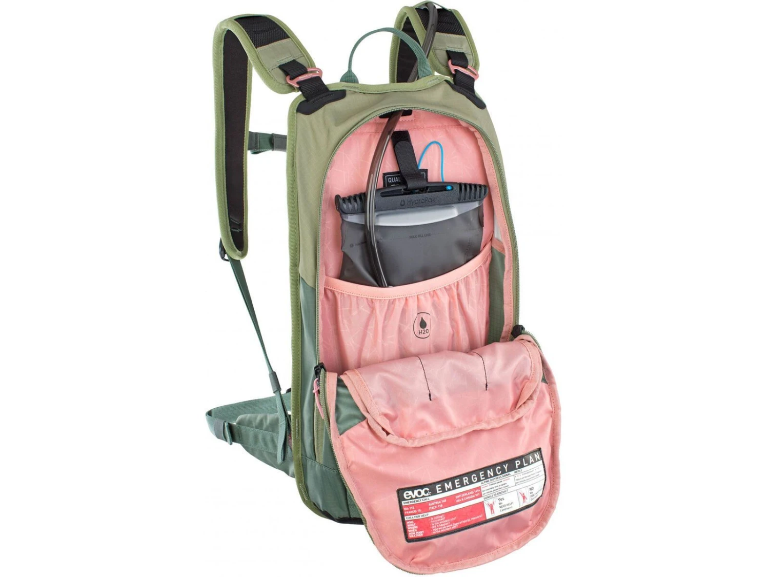 Evoc Stage 6 + Hydration Bladder 2, Light Olive - Olive 4 Evoc Stage 6 + Hydration Bladder 2, Light Olive - Olive – Bild 4