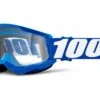 100% Strata 2 Junior Goggle - Clear, Blue