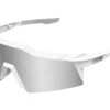 100% Speedcraft XS - HIPER Silver ML Mir, Matte White