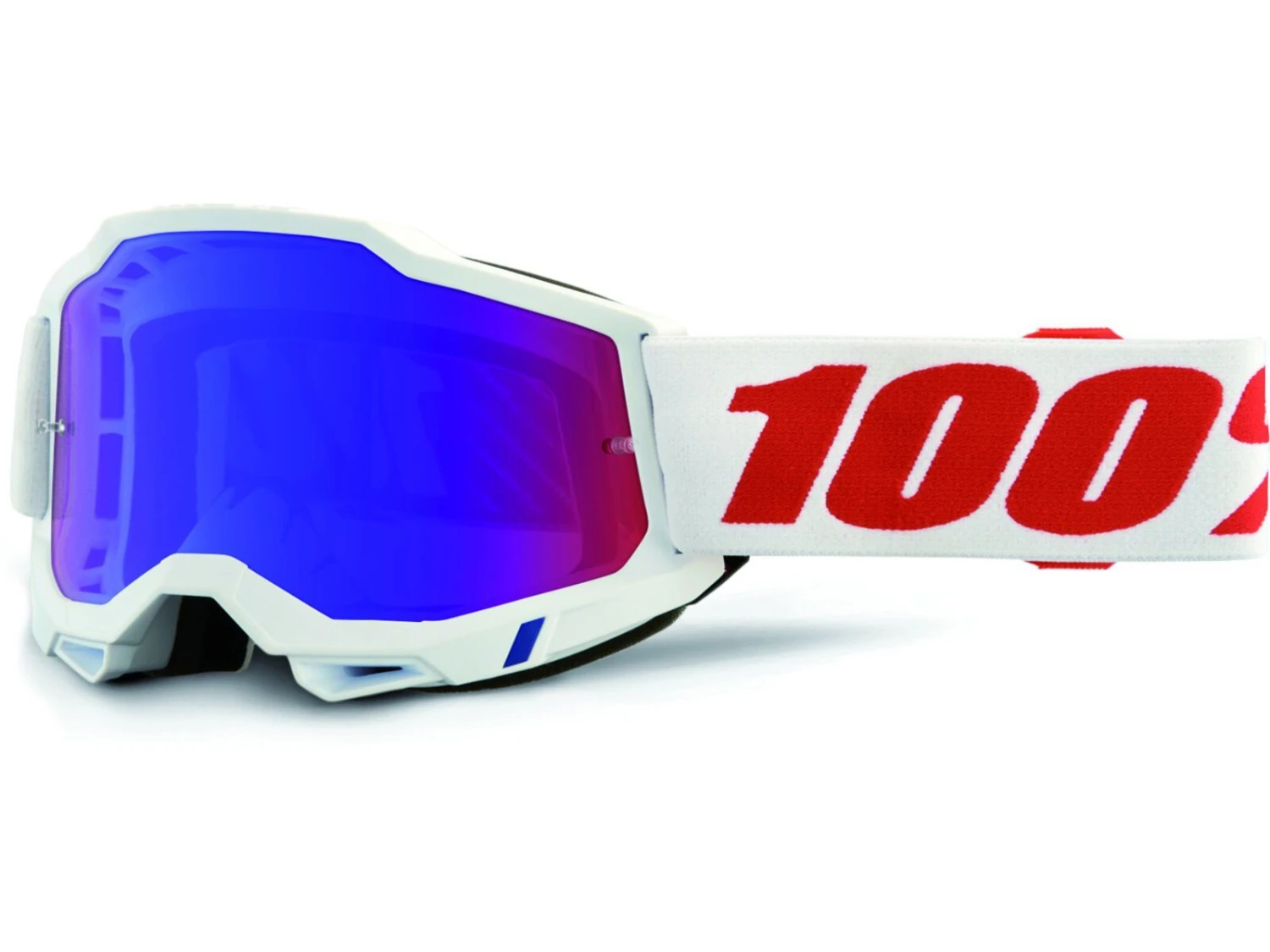 100% Accuri 2 Goggle - Mirror Red/Blue, Pure 1 100% Accuri 2 Goggle - Mirror Red/Blue, Pure
