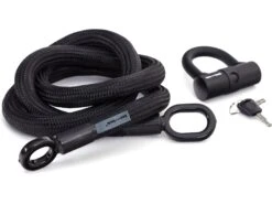 Tex-Lock Eyelet L 160 Cm + U-Lock, Black