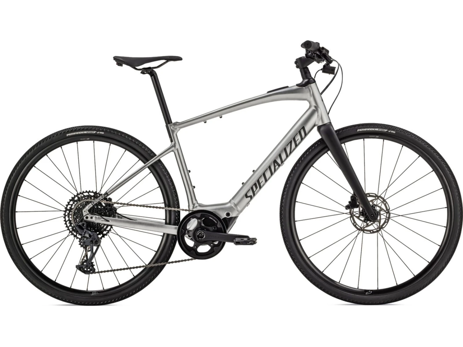 Specialized Turbo Vado SL 5.0 (SRAM), Brushed/black Reflective 1 Specialized Turbo Vado SL 5.0 (SRAM), Brushed/black Reflective