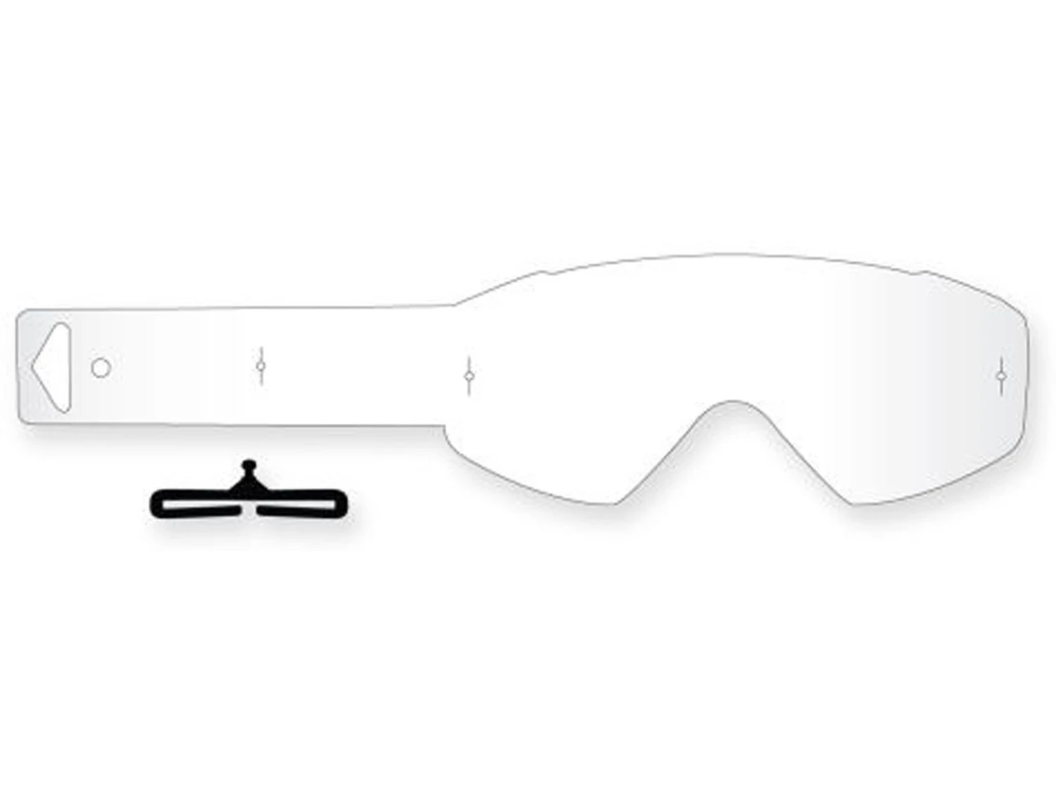 ONeal B2 Tear Offs, 20 Stück, Clear 1 ONeal B2 Tear Offs, 20 Stück, Clear