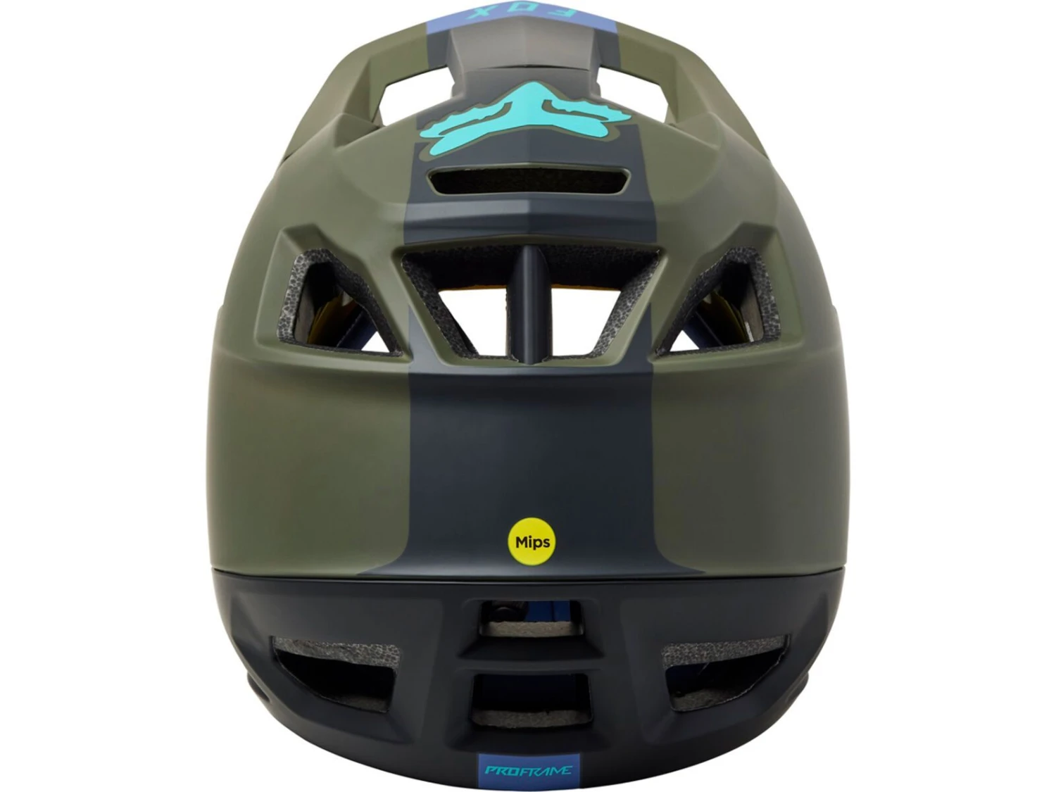 Fox Proframe Helmet Blocked, Olive Green 4 Fox Proframe Helmet Blocked, Olive Green – Bild 4