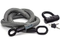 Tex-Lock Eyelet L 160 Cm + U-Lock, Grey/black
