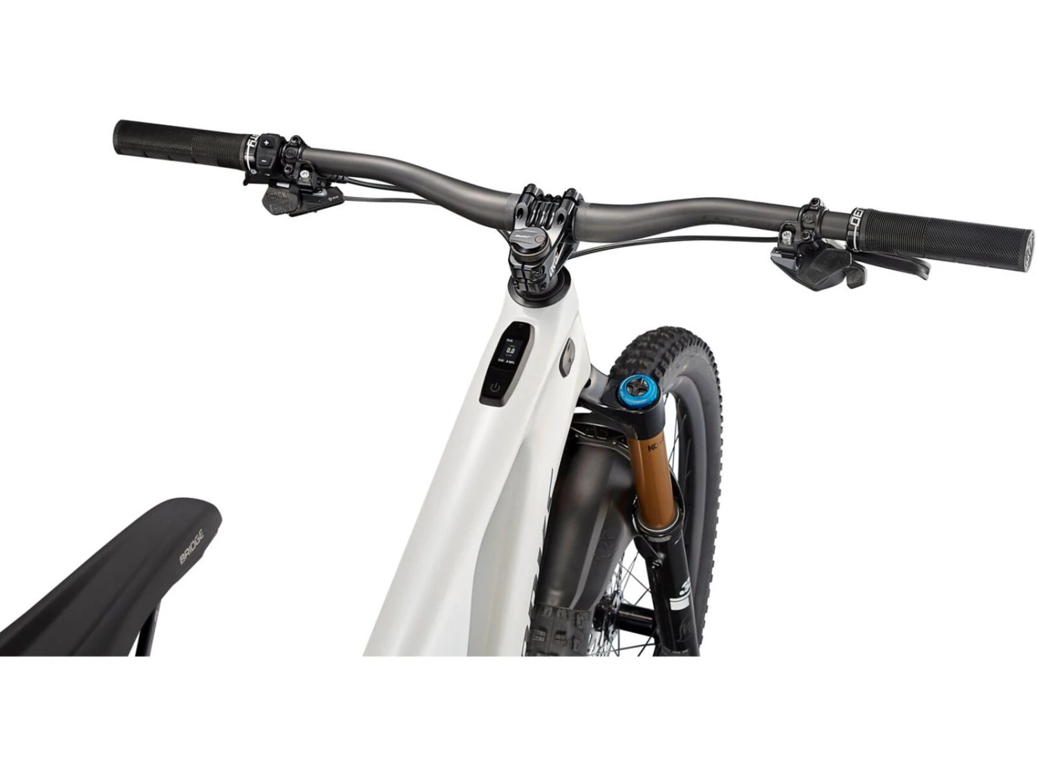 Specialized S-Works Turbo Levo, Metallic White Silver/chrome/dream Silver 5 Specialized S-Works Turbo Levo, Metallic White Silver/chrome/dream Silver – Bild 5