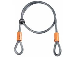 Kryptonite KryptoFlex 410 Double Loop Cable - 1/120 Cm, Gelb/schwarz