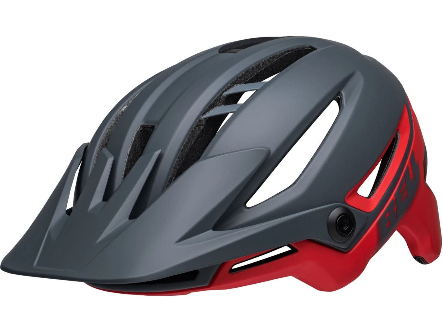 Bell Sixer MIPS, Matte Gray/red 2 Bell Sixer MIPS, Matte Gray/red – Bild 2